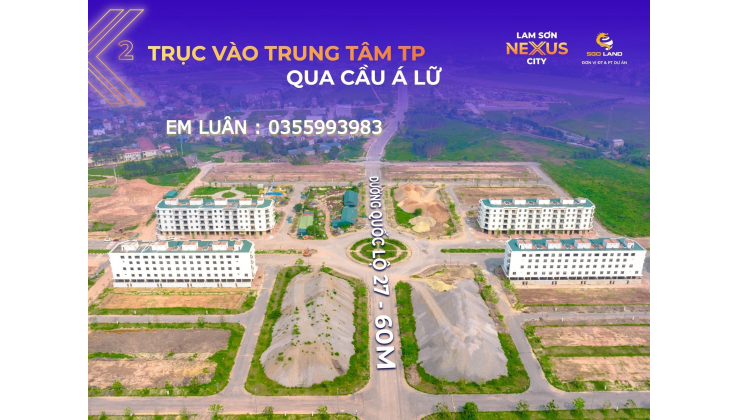 GIÁ GỐC CHỦ ĐẦU TƯ,SỔ ĐỎ NHẬN NGAY DỰ ÁN LAM SON NEXUS CITY PHƯỜNG MỸ ĐỘ, BẮC GIANG.